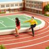 Decorative Resin Miniature People Models 1:64 Size Sitting Figure Sculpture Suitable for DIY Projects & Family Activity