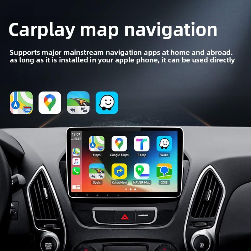 2 In1 Wireless CarPlay Dongle for OEM Wired CarPlay Carbon USB Wired To Wireless CarPlay Android Auto Plug and Play Mental Shell