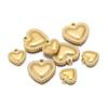 5pcs Stainless Steel 10mm 15mm Classical Heart Charms Pendant for DIY Jewelry Women Necklace Findings Earrings Making Supplies