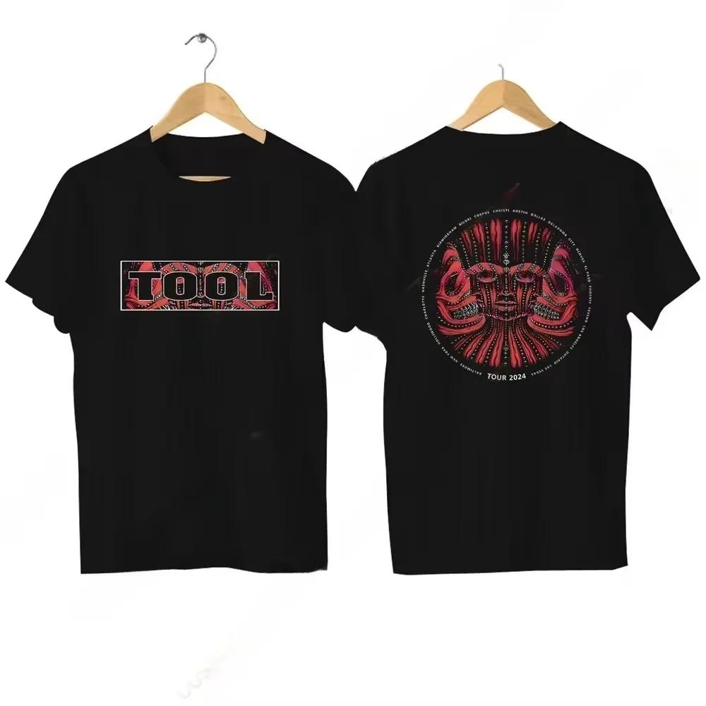 Streetwear Tool Band Metal Music T-Shirt for Men High Quality Clothing Hip Hop Band Tee Retro unisex Top Oversized Free Shipping