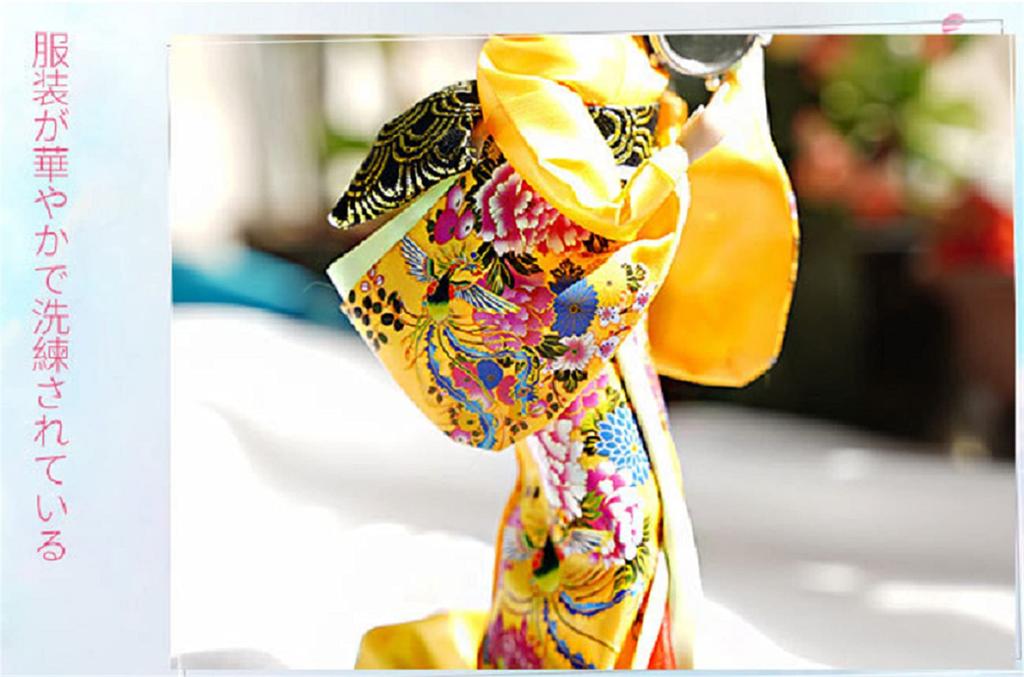 Japanese Japanese Kimono Japanese Japanese Geisha Doll Dancing Japanese Oriental Desktop Sushi Restaurant Japanese Gift for 25cm Doll, Doll, Doll,