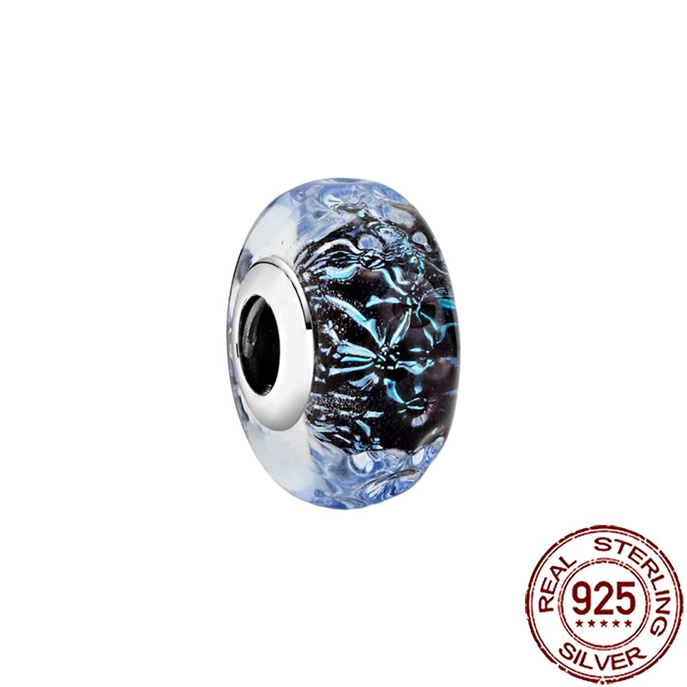 New Designer Charms Copper Colorful Murano Glass Beads Suitable For Genuine Fashion Bracelet Necklace Diy Jewelry