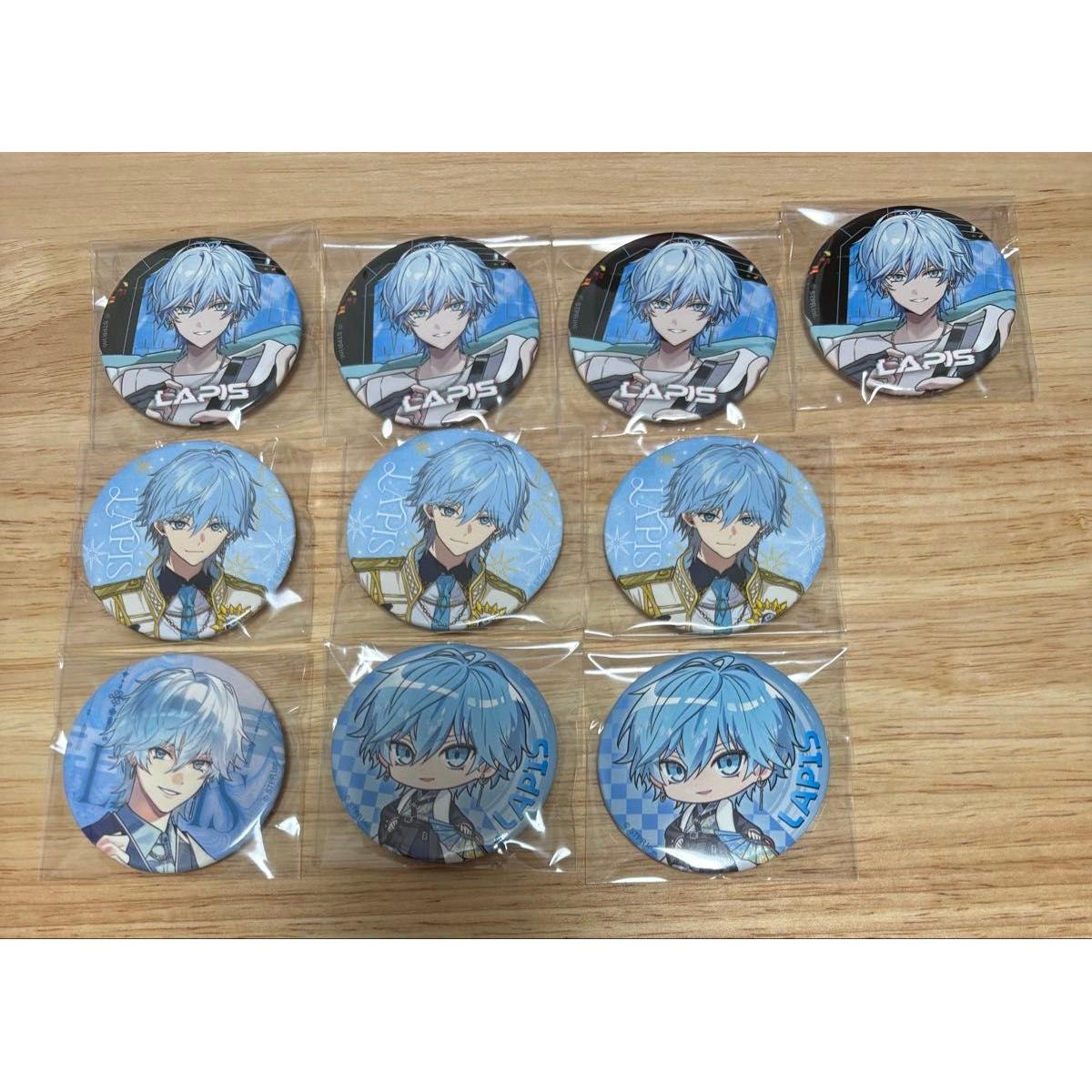 Used Metora Lapis Can Badge Can Badge Set of 10
