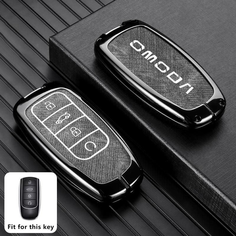 

Zinc Alloy Car Key Case for Chery Omoda C5 5 E5 SUV 7 3 8 FX Keychain Remote Protection Cover Bag Shell Holder Fob Accessories fit for Omoda