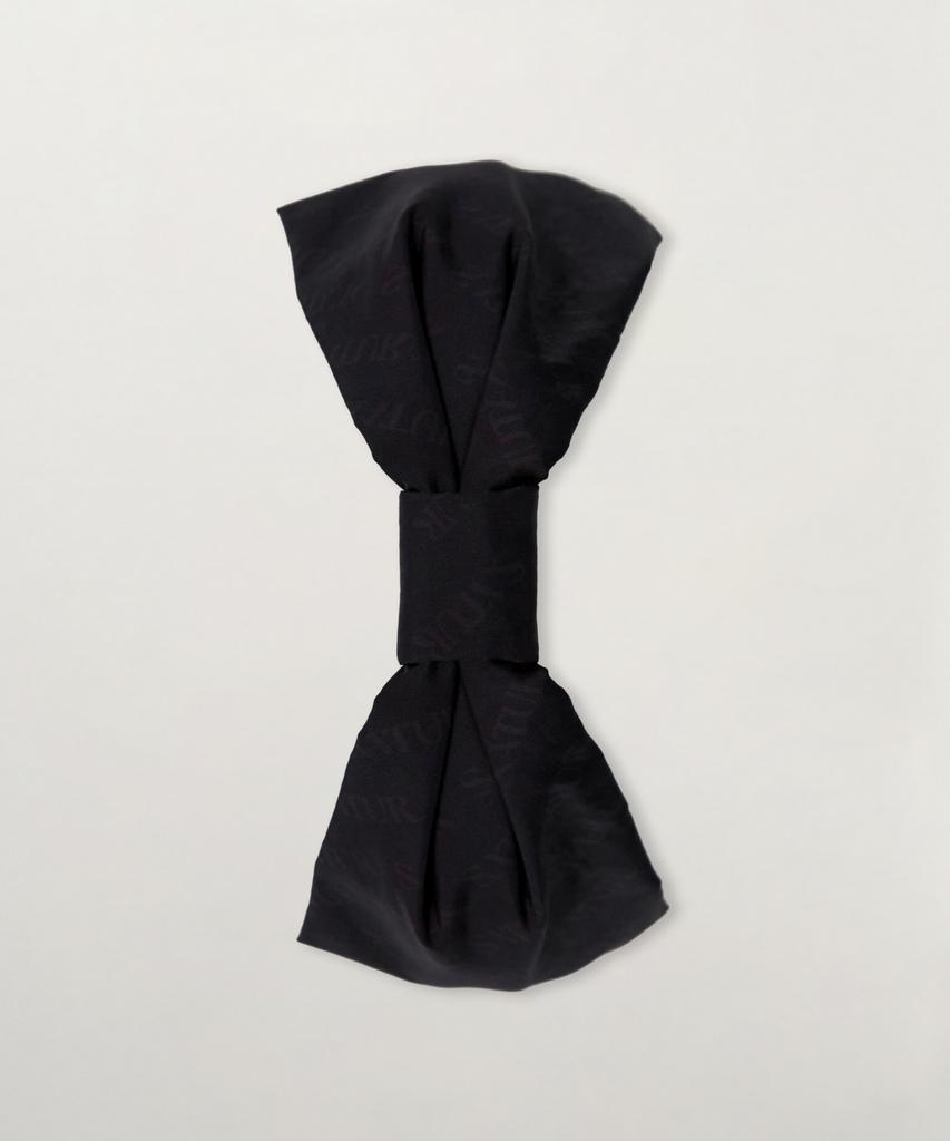 Satur (W) Classic Logo Shirred Hairband Black