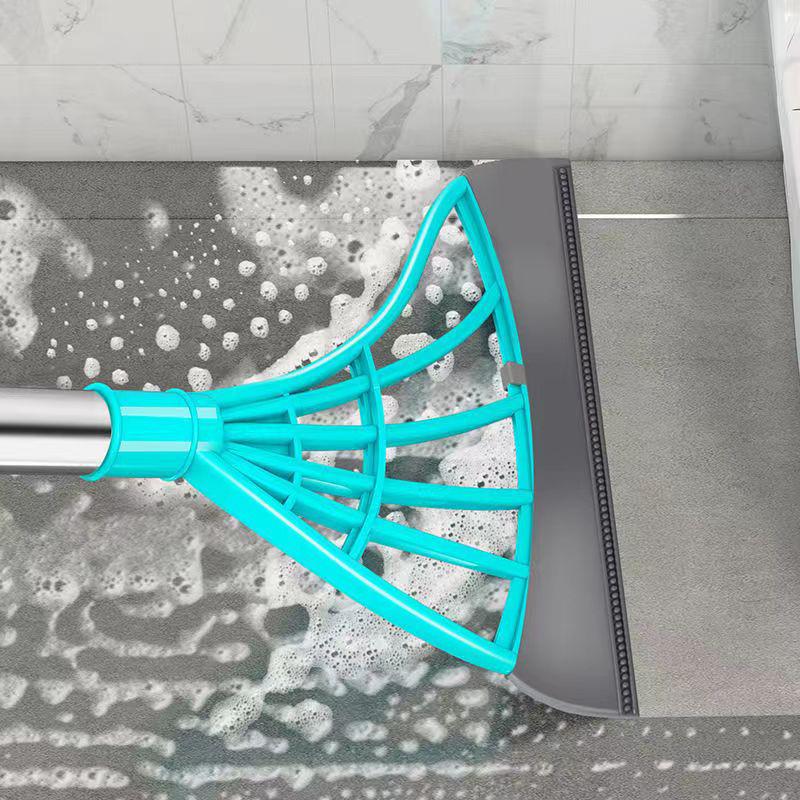 Retractable Silicone Broom: Hair-Free, Wet & Dry Dual-Use Magic Sweeper