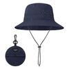 1Pc Summer Adjustable Fisherman Hat Quick Dry Waterproof Drawcord Bucket Hat Unisex Basin Foldable Storage Bucket Caps