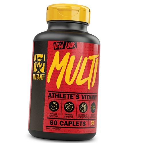 Vitamin and Mineral Complex for Athletes, Multi, Mutant 60 Caplets (36100001)