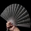 Titanium For Japanese Fireworks Heat Tai Chi Kung Fu [FEGVE] Fan, Men's, Black, Foldable, Men, Kimono, Accessories, Yukata, Festivals, Festivals,