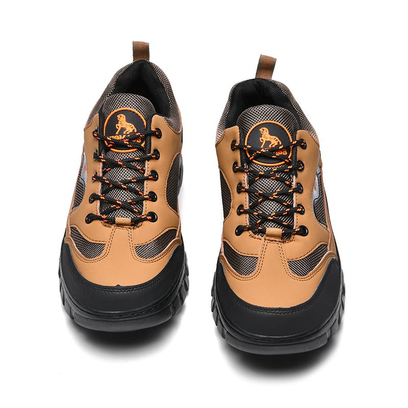 

2024 Новая дышащая обувь для мужчин и женщин, новые водонепроницаемые походные туфли, нескользящая и износостойкая походная обувь 46 коричневый