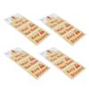 4PCS Warning Signs Wall Sticker Caution Warning Decals DIY Kitchen Shop Window Decor
