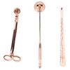 3PCS Candle Accessory Set Candle Wick Trimmer Cutter Snuffer Extinguisher Wick Dipper Gift
