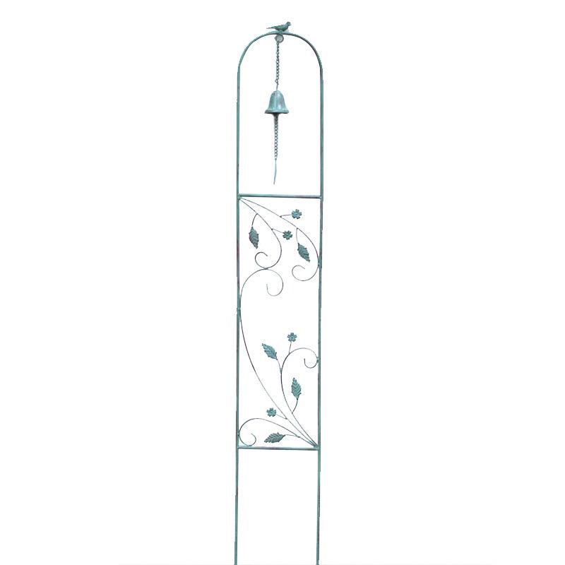 Kar Taneciği ve Sarmaşık Tasarımlı, Eskitilmiş Dövme Demir Çan Rüzgar Çanı, Tırmanma Aparatı, Kuş Standı veya Paravan İçin Ücretsiz Kargo