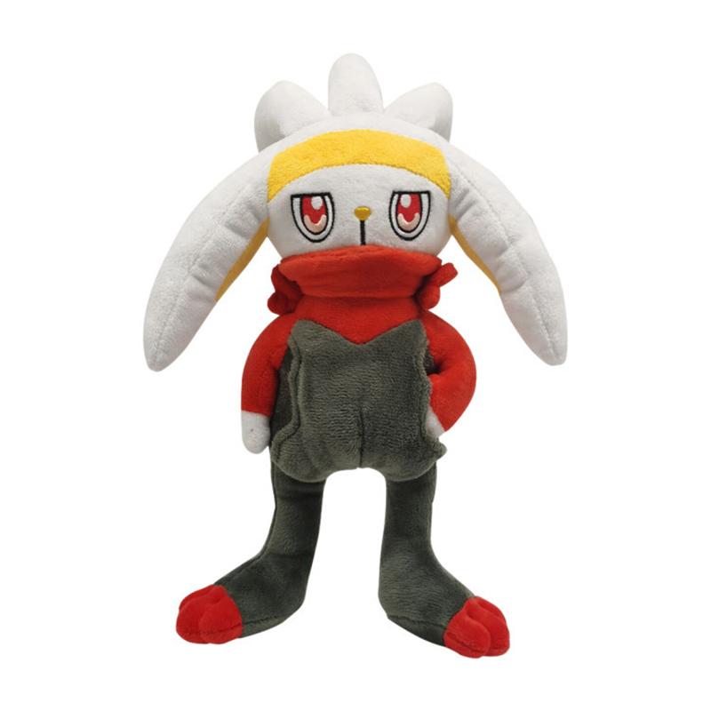 Spada e Scudo Pokémon Scorbunny Evoluzione Raboot Cinderace Peluche Bambola Imbottita Kawaii Coniglio Regali di Natale per Bambini