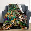 Turtles Forever Flannel Blanket Throw Blanket Soft Warm Sofa Bed Camping Car Home Decor Unique Christmas Gift C9301390