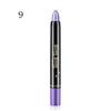 Bâton de crayon de fard à paupières nacré imperméable, 15 couleurs, paillettes durables, stylo d'ombre à paupières scintillant, Eyeliner, outils de maquillage pour les yeux
