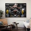 Sexy Bodybuilding Girl Muscle Fitness Poster and Prints Sports Canvas Painting Wall Art Picture for Gym Living Room Home Decor