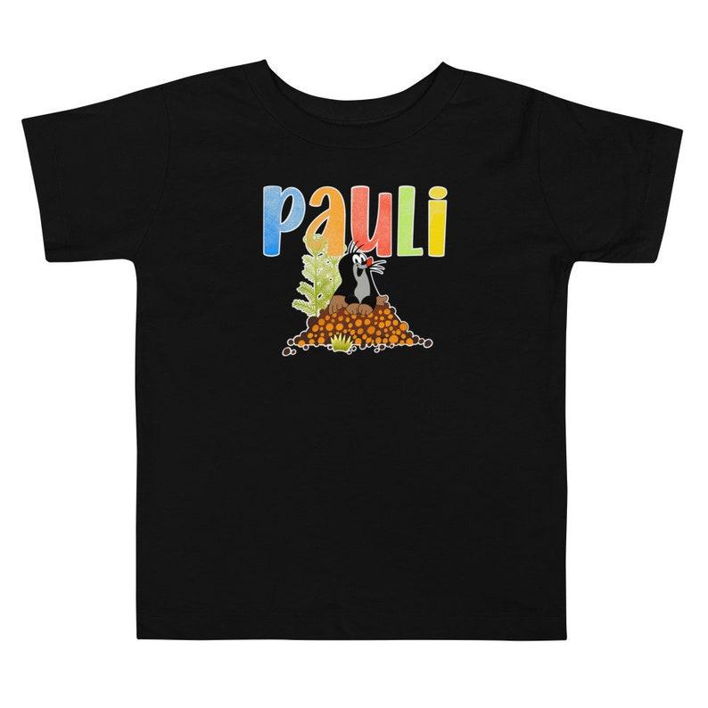 Pauli der Maulwurf Toddler T-shirt: 80s Retro Cartoon Tee 150