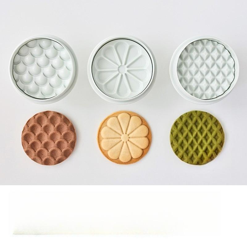 Jam Sandwich Flowers Cookie Cutter Mold DIY 3D Fondant Stamp Biscuit Moulds Cake Decoration Kitchen Baking Supplies