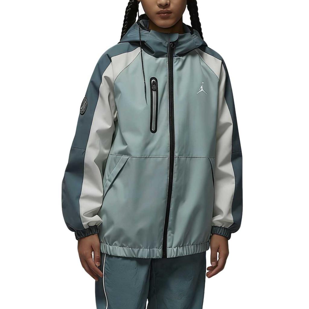 Jordan Outdoor Patchwork Hooded Jacket Kids jackets IR8010-055