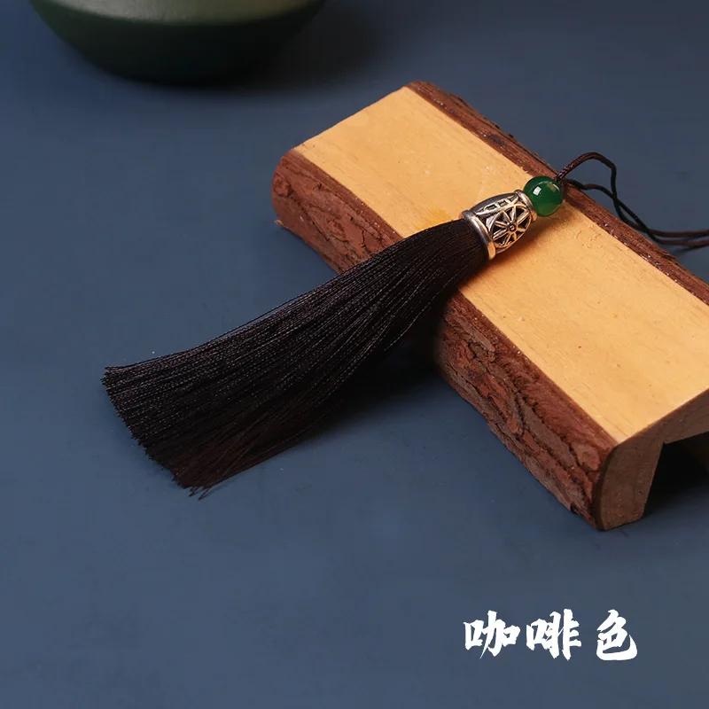 5pcs/Pack 10cm Multicolor Cotton Silk Tassel Cords Brush for Earrings Charm Pendant Tassel Fringe DIY Jewelry Making