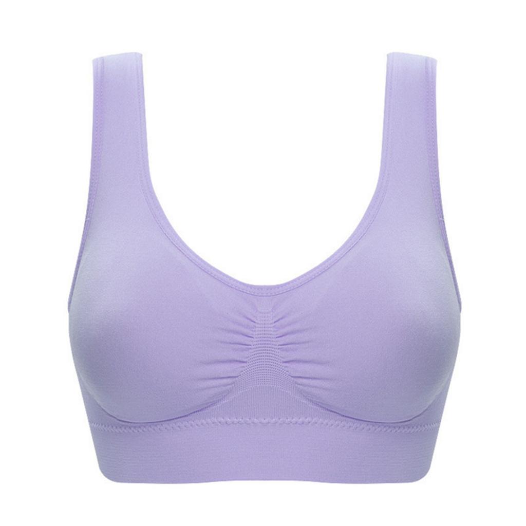 Women Color Plus Size Ultra-thin Large Bra Sports Bra Full Bra Cup Tops