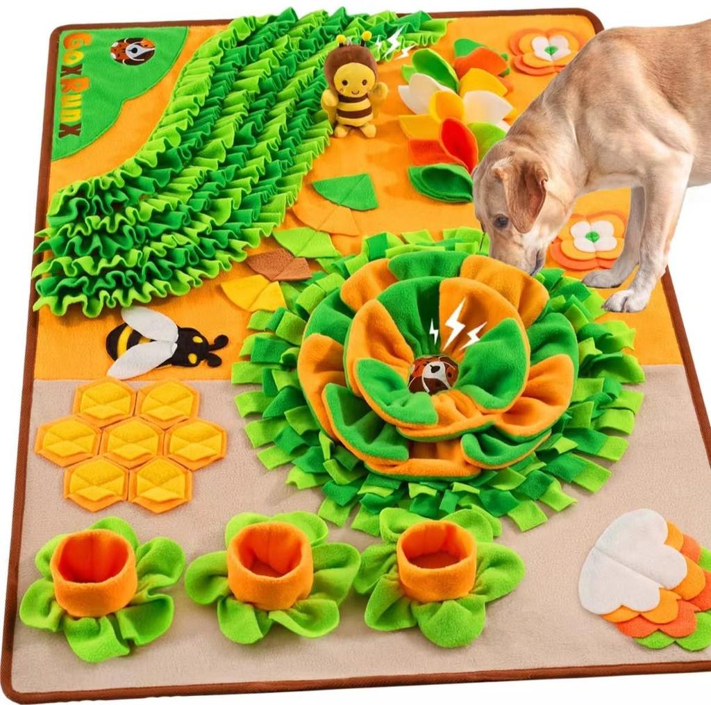 Pet Sniffing Mat: Indoor Dog & Cat Foraging Toy, Decompression Puzzle & Slow Feeder