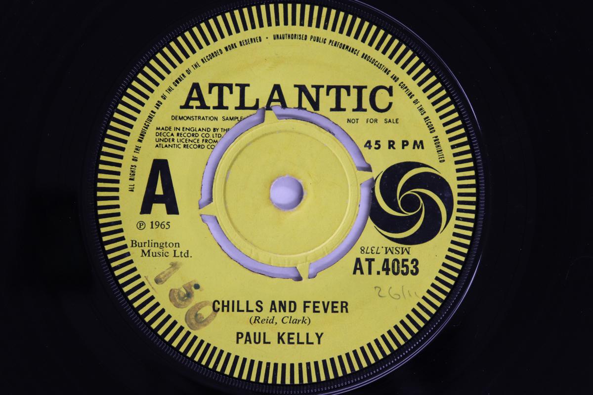 

7-дюймовая пластинка ПОЛ КЕЛЛИ (3) - Озноб и лихорадка AT4053 Atlantic 1965 UK Соул/Фанк Б/У