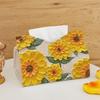 Sunflower Landscape Tissue Box Holder for Home, Dining Table, and Car