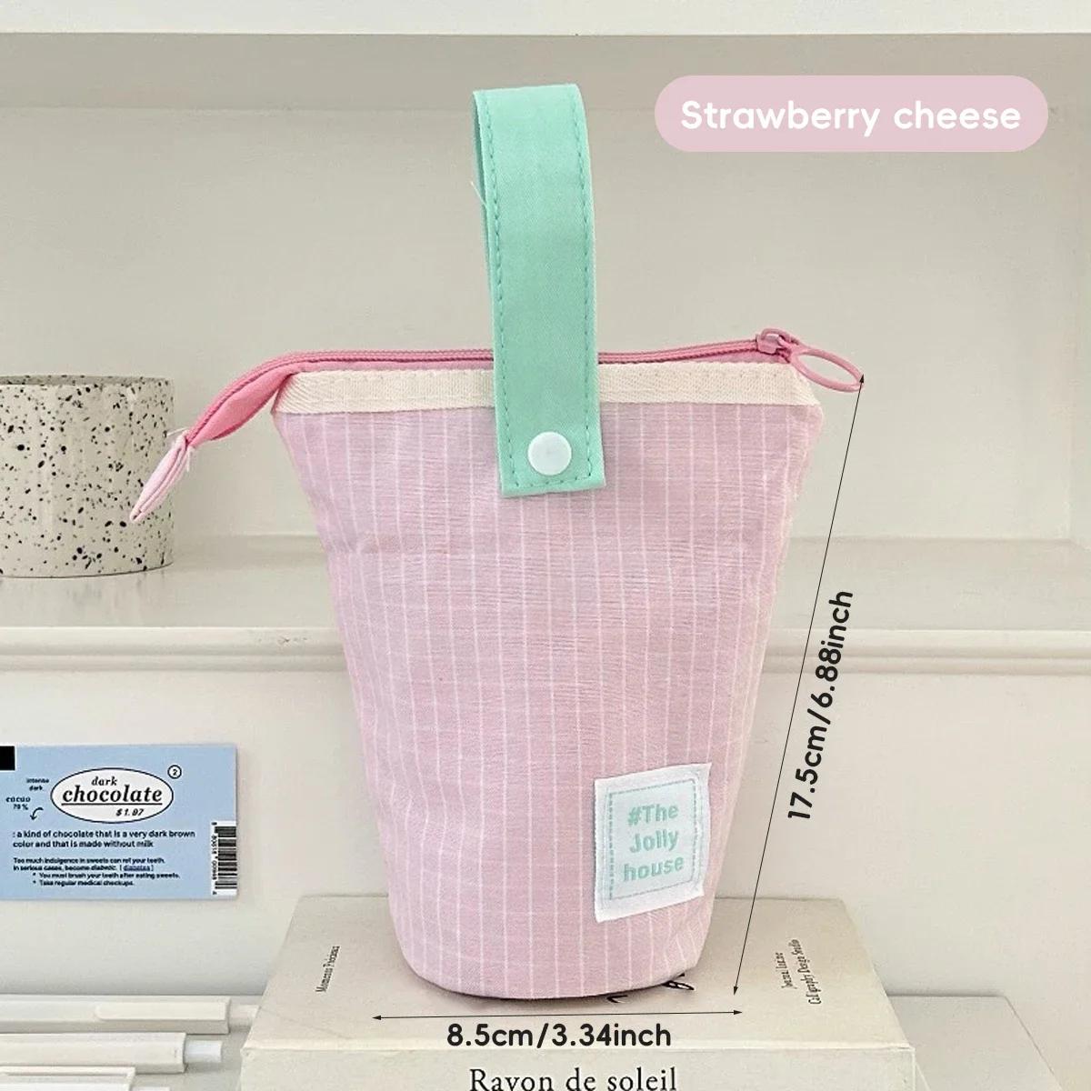 

Kawaii Pen Storage Bag Japanese Ins Cute Pencil Punch Large Capacity Pencil Case Back To School Kids Gift Stationery Supplies