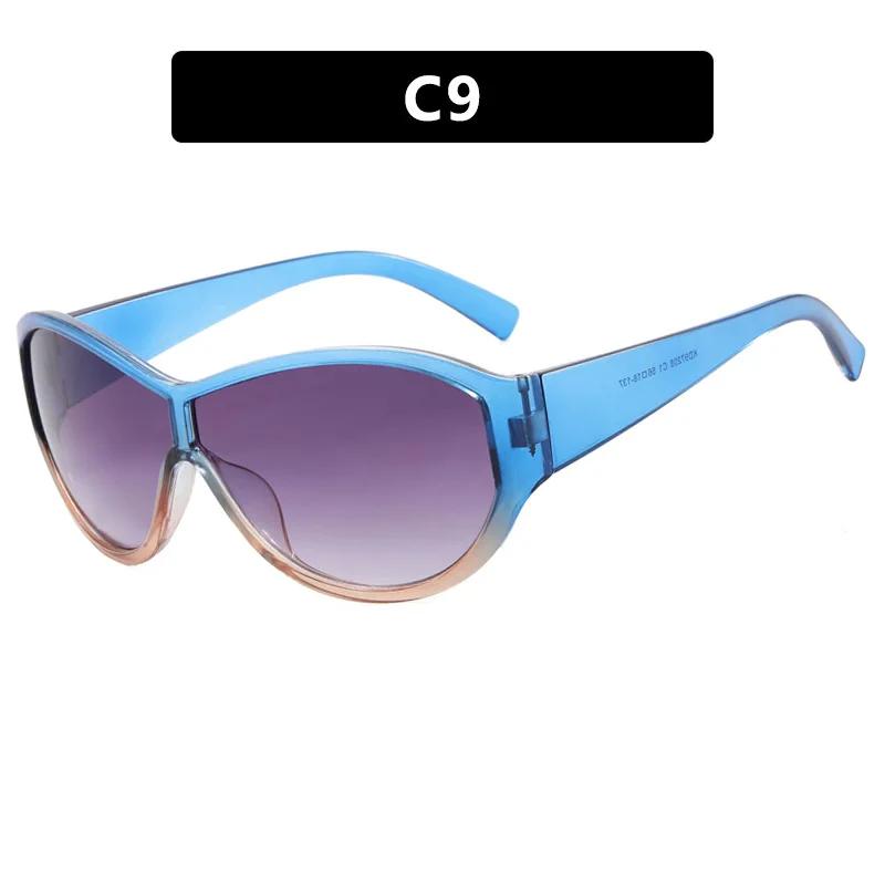 Oversized Sunglasses For Men Women Luxury Brand Designer Vintage Sunglasses Popular Punk Sport Goggle Outdoor Shades Uv400