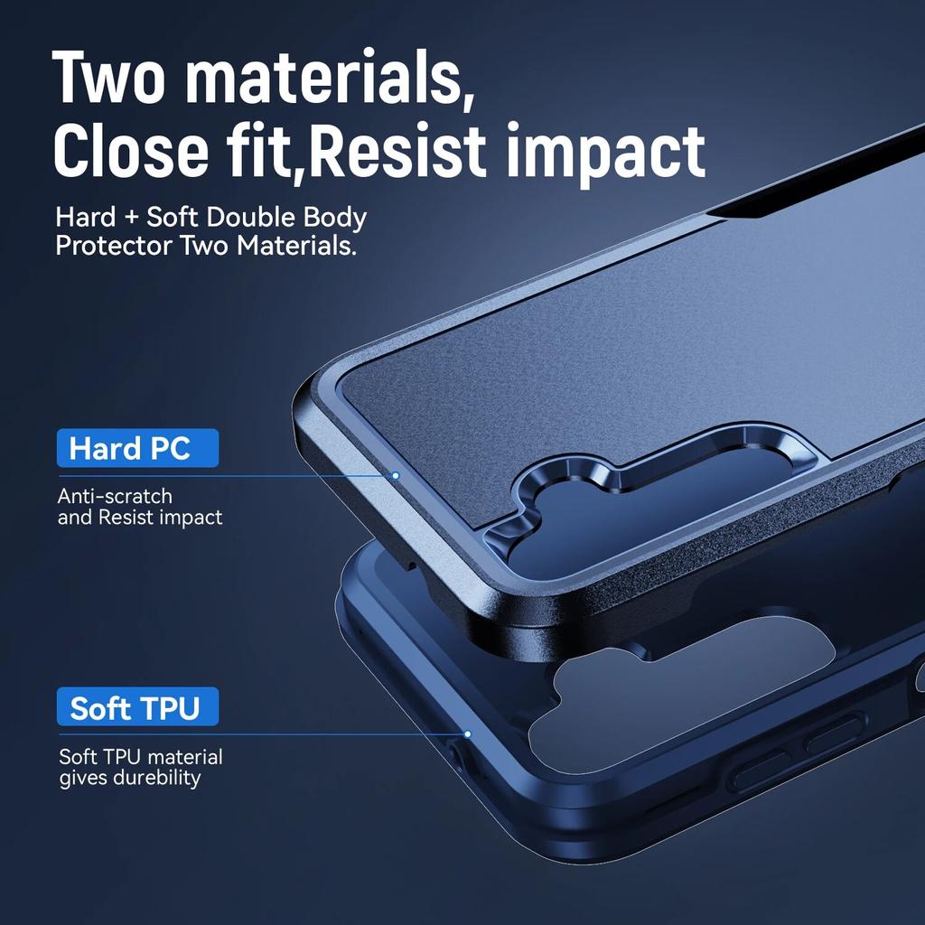 Coque arrière de Protection contre les chutes, étui Funda antichoc pour Samsung Galaxy S23 FE 5G S22 Ultra S23 Plus S21 S20 S 23 22 21