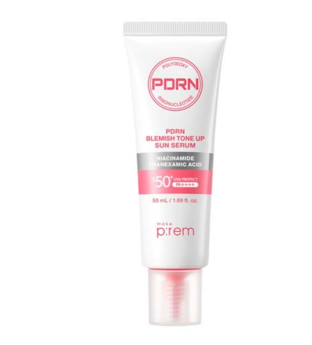 make p:rem PDRN Dark Spot Tone-Up Sun Serum SPF50+ PA++++ 50ml 1 ea