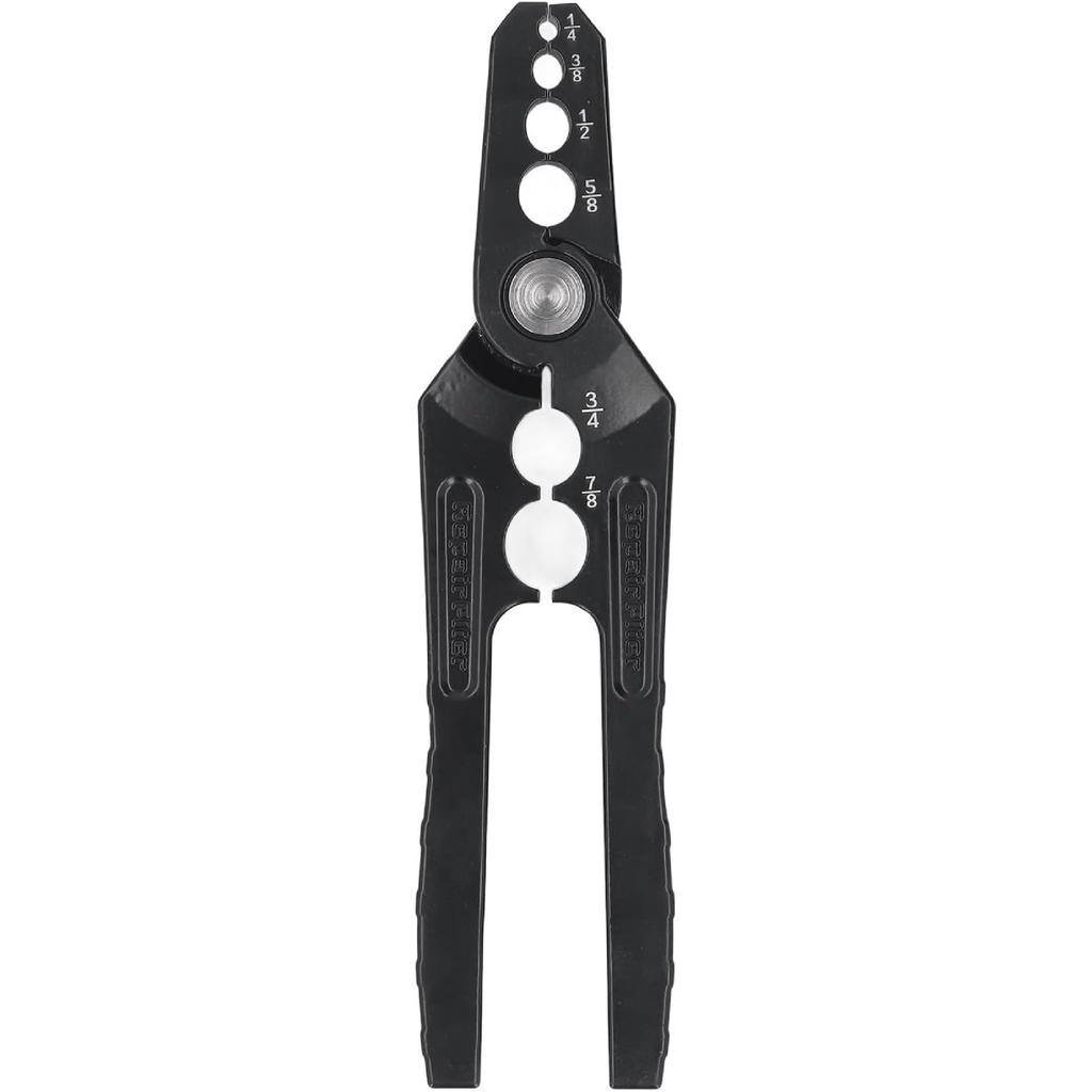 Narzędzie do naprawy rur miedzianych, Ręczne zaokrąglarka do rur miedzianych dla 1/4 cala 3/8 cala 1/2 cala 5/8 cala 3/4 cala 7/8 cala, Szczypce do kształtowania rur, Narzędzie do zaokrąglania rur, Aluminium