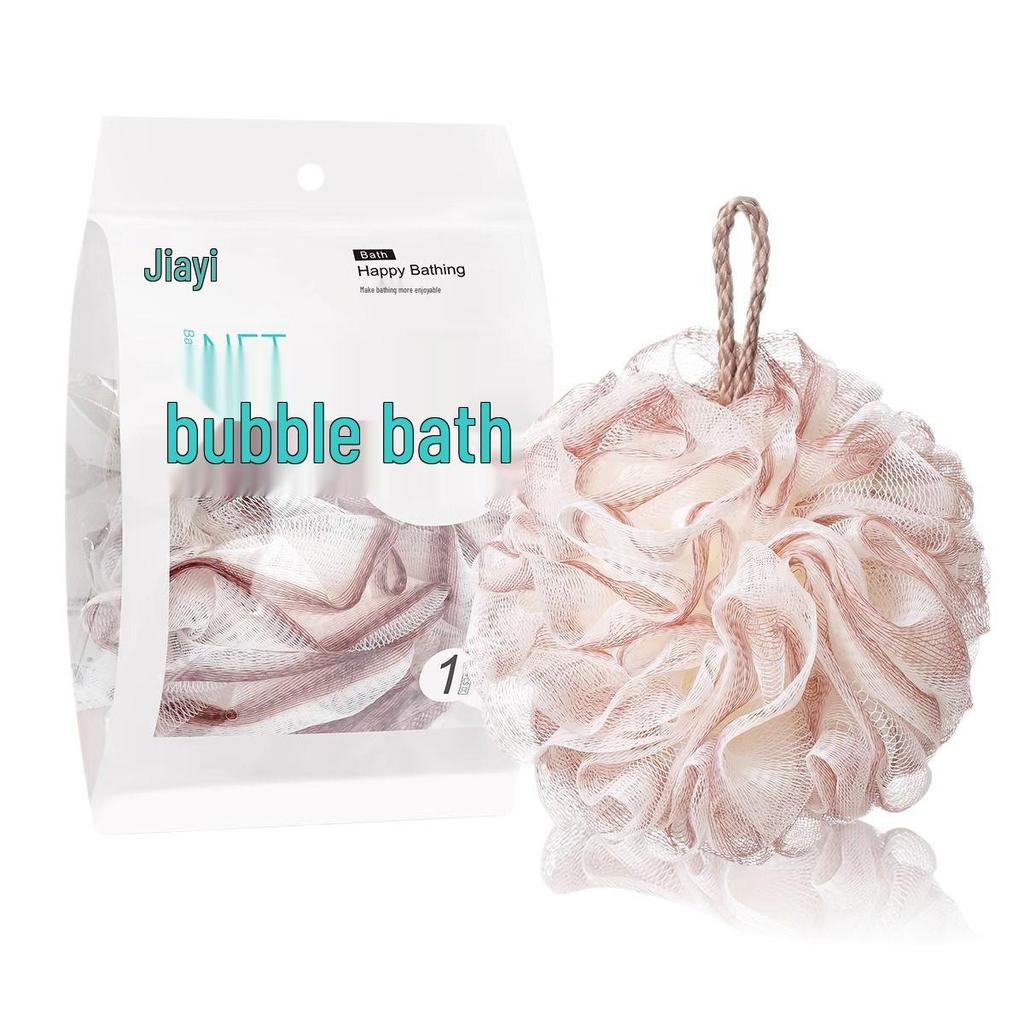 Luxury Soft Large Bath Shower Puff - Durable, Foaming, for Back Scrubbing & Women's Bath Use