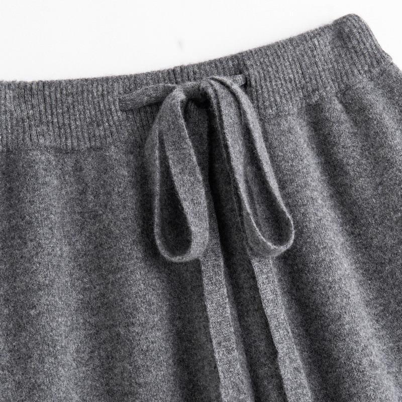 Women's High-Waist Wool Wide-Leg Pants - Autumn & Winter Drape Style