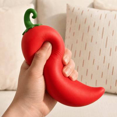 פלפלים סימולציה צעצועי לחיצה ירקות כדור פידג'ט סנסורי צעצוע חדשני מתרומם לאט ילדים מבוגרים
