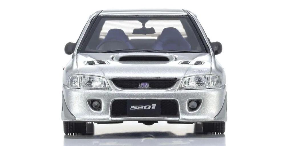 Kyosho Original 1/43 Scale Subaru Impreza S201 Silver Finished Product