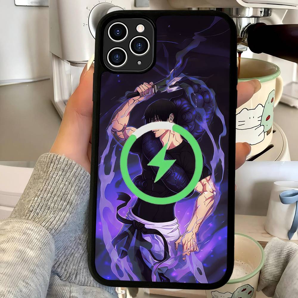 Supernatural Anime Jujutsu Kaisen For Magsafe Case For IPhone 17 16 Pro Max 15 14 Plus 13 12 11 Wireless Charging Phone Cover