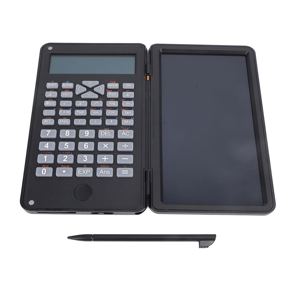 Desktop Scientific Calculator 2 Line Display with 6 Inch LCD Writing Tablet Foldable Calculator for