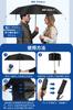 New for 2025 12 Double Folding Umbrella with Automatic Durable Strong Wind Super Folding Parasol for Sun and Rainy Season Typhoon UV Storage Pouch