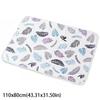 Cotton Material Portable Changing Pad Foldable Design Reusable Pad  Travel Use