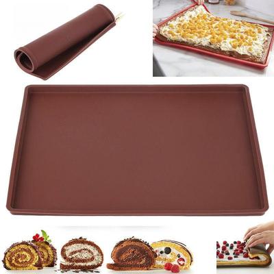 Stampi per rotoli di torta in silicone Tappetino da forno antiaderente Macaron Swiss Roll Tappetino da forno Tappetini per torte Utensili per stampi Accessori da cucina