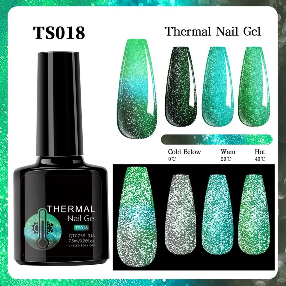 

Термальный гель-лак для ногтей меняет цвет при разной температуре