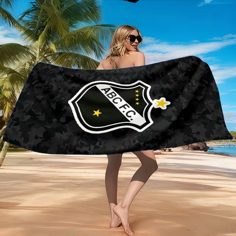 Fc Crest Design Printed Microfiber Beach Towel, Soft And Absorbent, Quick-Dry, Ideal for Summer Travel, Beach Essential, Swimming Pool