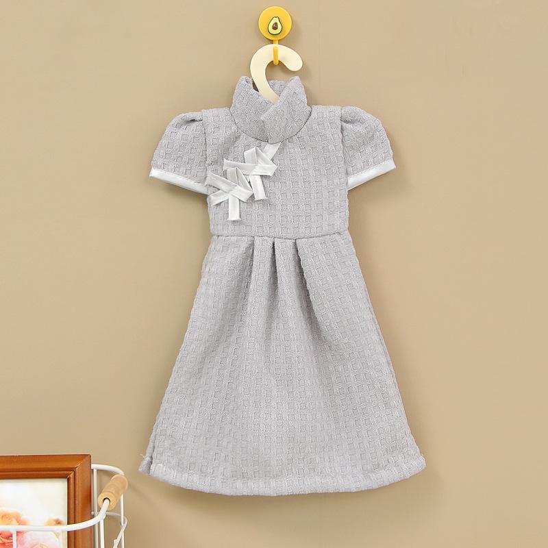 Class A microfiber cheongsam hand towel, cute kitchen hanging hand cloth, household bathroom hand towel