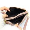 Women's Genuine Leather Long Wallet with Double Zipper and Phone Holder