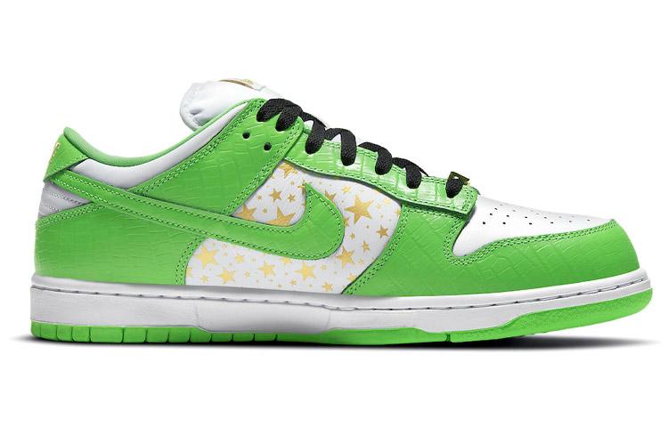 Nike SB Dunk Low Supreme Stars Mean Green 2021 DH3228-101