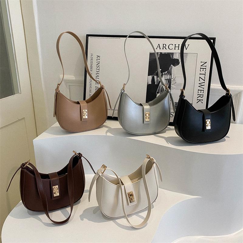 Retro Niche Design Bag Women's New High-end Portable Underarm Bag Ins Versatile Fashion Shoulder Bag
