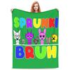 Sprunki Song Blanket Picnic Flannel Throw Blanket For Couch Bed Warm Soft Customized Quality Bedspread Gift Idea